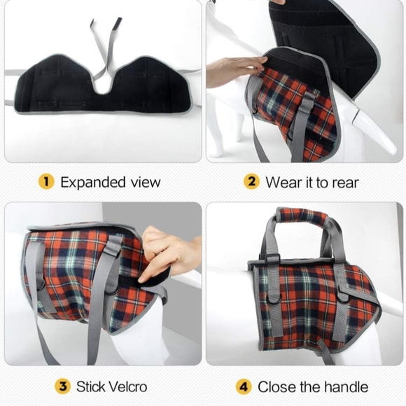 🐾 Dog Recovery Sling Lift Harness Portable Pet Rehabilitation Vest Adjustable - Picture 6 of 15